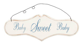 (image for) Sign - Wood Sweet Baby